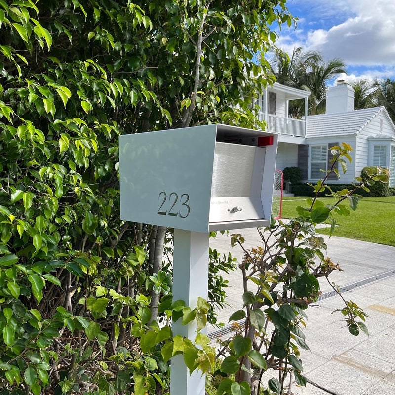 The Original UptownBox in ARCTIC WHITE - Modern Mailbox