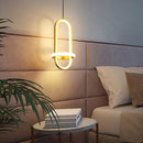 GobekUsa LED Pendant Chandelier Light for Bedroom, Living Room - Modern Minimalist Design