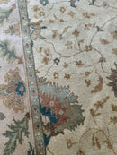 Hand-Knotted Oushak Soft Wool Rug 8 x 10