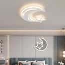 GobekUsa Kids Room LED Chandelier - Stars and Moon Ceiling Lamp for Bedroom Nursery