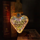 GobekUsa 3D Fireworks LED Bulb Star Night Light for Holiday Party Decoration