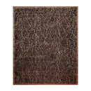 8'x10' Hand Knotted 200 KPSI extra dense pile Tibetan Wool & Silk area rug Brown