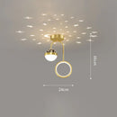 GobekUsa LED Ceiling Lamp for Home Decor Bedroom Living Room Dining Room Lighting