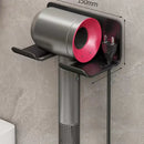 GobekUsa Hair Dryer Holder and Bathroom Shelves with Storage Box