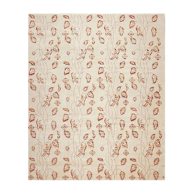 8' x 10' Hand Knotted Vegetable Dyes Oriental Area rug Beige