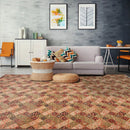 8x10 Olive Brown Hand knotted 100% Wool Modern & Contemporary Oriental Area Rug