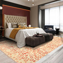 6' x 9' Modern Hand Knotted Graphic Area Rug 100% Wool Aqua