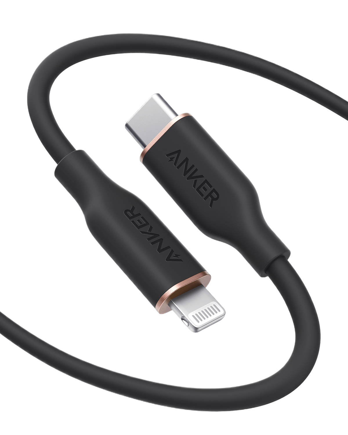 Anker <b>641</b> USB-C to Lightning Cable (Flow, 3 ft Silicone), photo 31 of 43