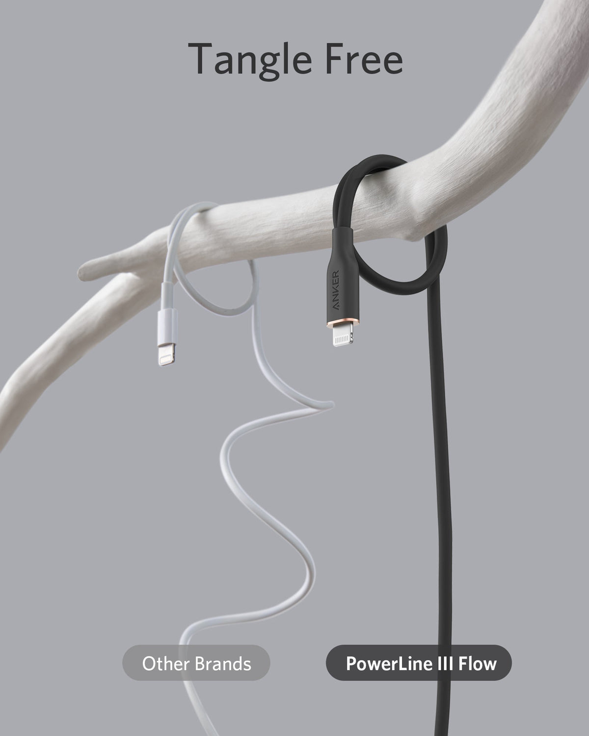 Anker <b>641</b> USB-C to Lightning Cable (Flow, 3 ft Silicone), photo 33 of 43