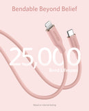 Anker <b>641</b> USB-C to Lightning Cable (Flow, 3 ft Silicone)