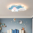 GobekUsa Kids Cloud/Aircraft Chandelier with Remote Control - Interior Lighting Solution