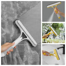 GobekUsa Glass Cleaning Brush with Spray Cleaner & Scraper