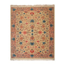 7'10" x 9’8" Hand Knotted Romanian Kaashaan Hunting Wool Oriental Area Rug Beige