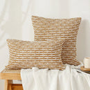 GobekUsa Cotton Woven Texture Cushion Cover for Home Sofa Bed Living Room