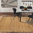 6’ x 9’ Hand Knotted 100% Bamboo Silk Modern Tibetan Designer Area Rug Gold