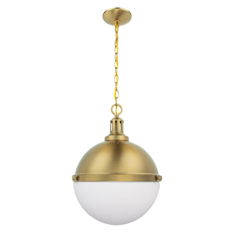 Aaron 12" 2-Light Gold Dimmable Island Pendant Light