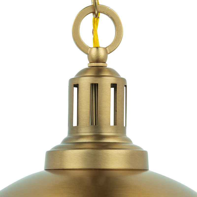 Aaron 12" 2-Light Gold Dimmable Island Pendant Light