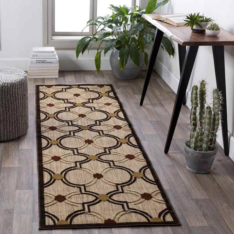 Eli Cottage Khaki Area Rug