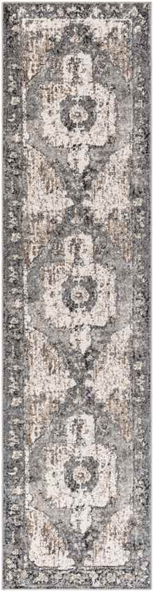 Bowen Traditional Charcoal Area Rug