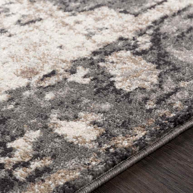 Bowen Traditional Charcoal Area Rug