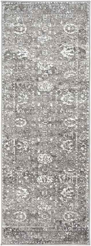 Kedrick Traditional Gray/Charcoal/White Area Rug