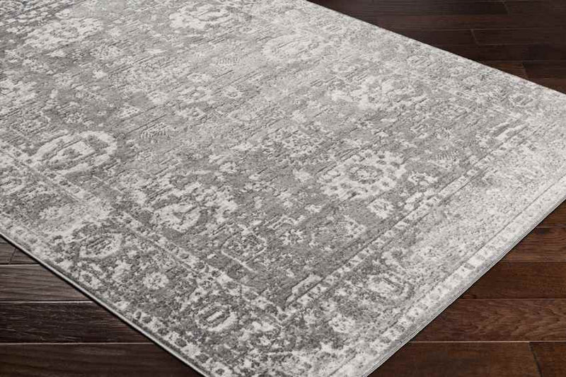 Kedrick Traditional Gray/Charcoal/White Area Rug