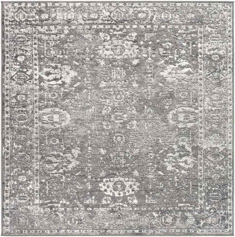 Kedrick Traditional Gray/Charcoal/White Area Rug