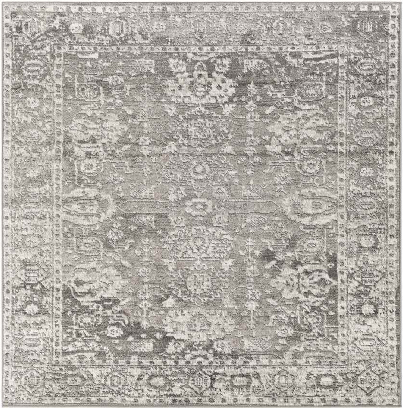 Kedrick Traditional Gray/Charcoal/White Area Rug