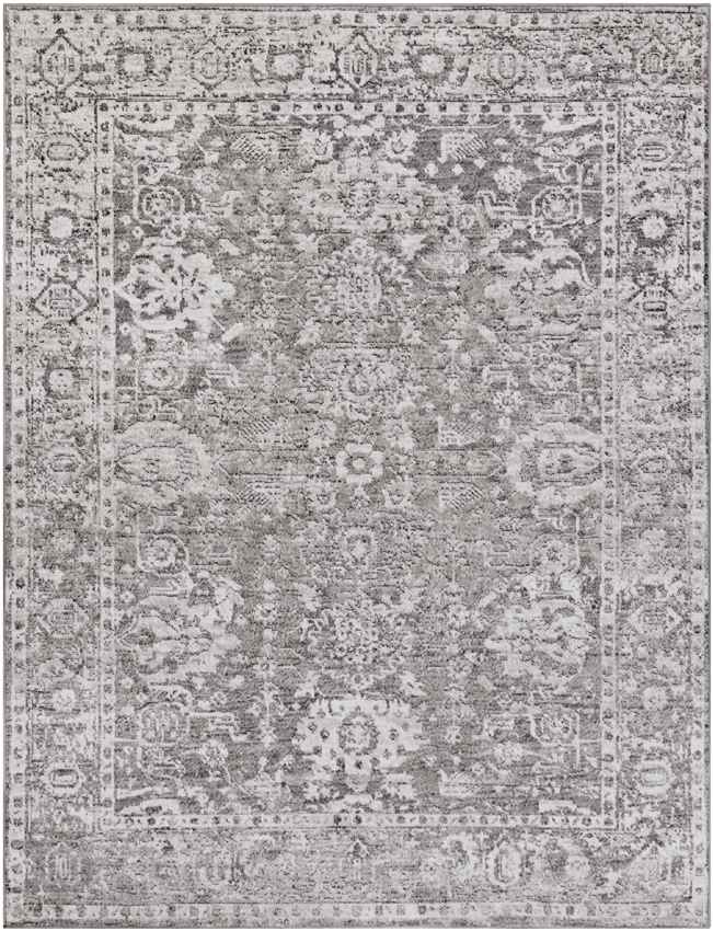 Kedrick Traditional Gray/Charcoal/White Area Rug