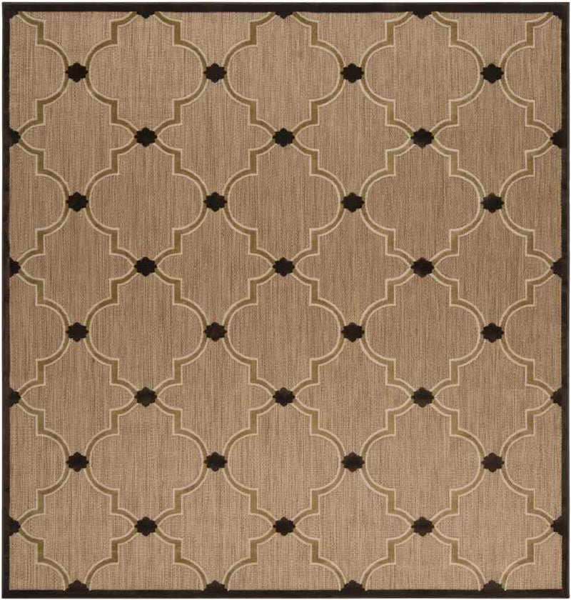 Emmanuel Cottage Dark Brown Area Rug