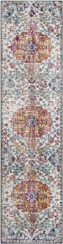 Olivia Traditional Saffron/Navy Area Rug