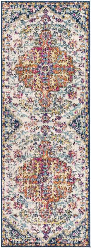 Olivia Traditional Saffron/Navy Area Rug