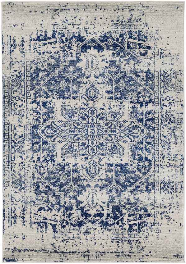 Amelia Traditional Navy Area Rug