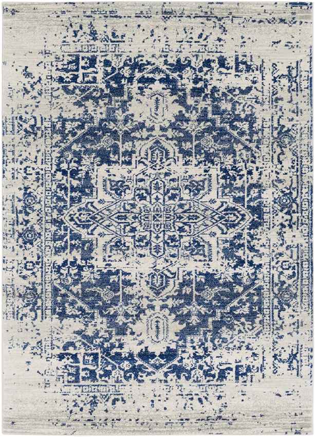 Amelia Traditional Navy Area Rug