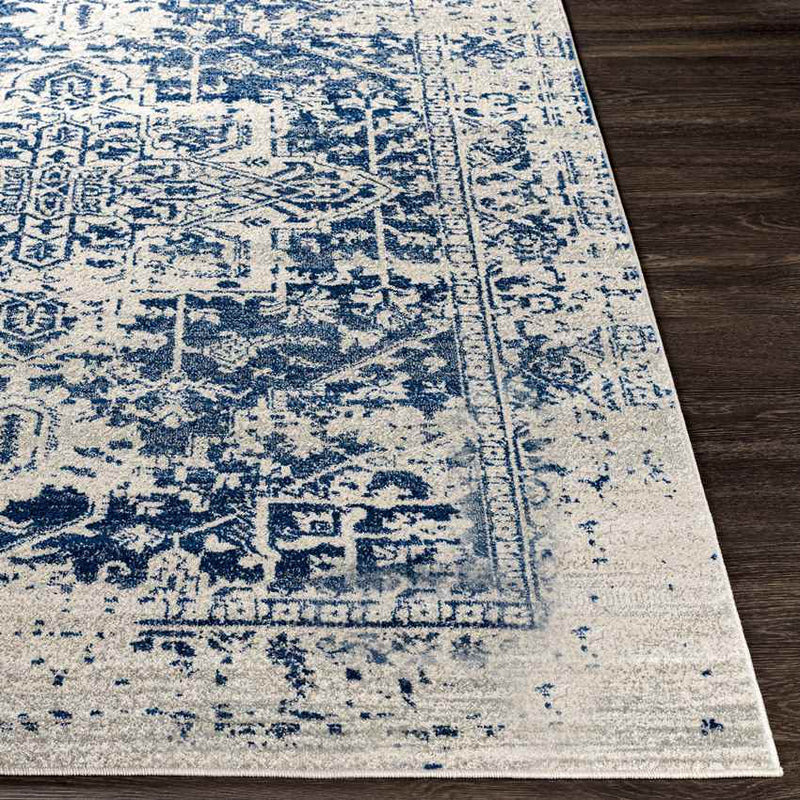 Amelia Traditional Navy Area Rug