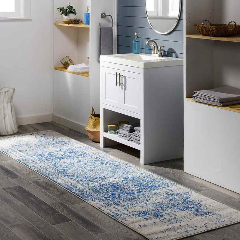 Amelia Traditional Navy Area Rug