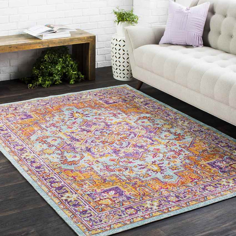 Enzo Traditional Lavender Area Rug