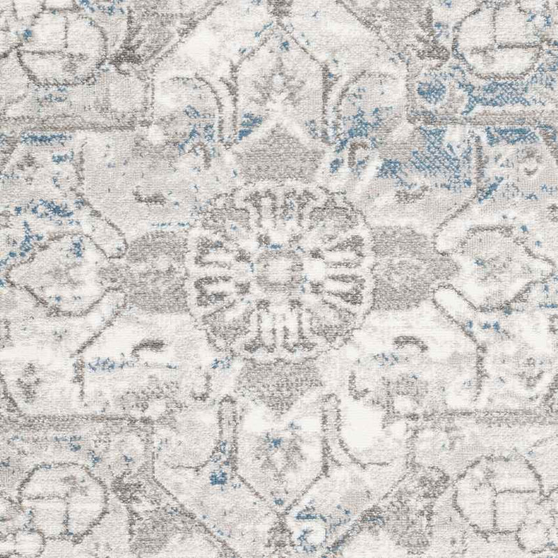 Angelo Traditional Ivory/Blue Area Rug