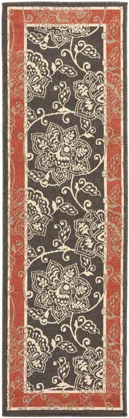 Joel Traditional Black Area Rug