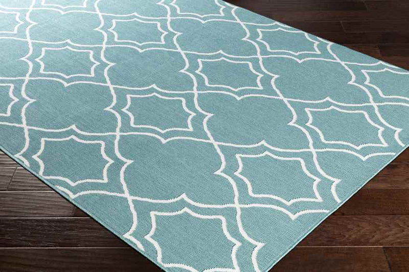 Liam Cottage Teal Area Rug