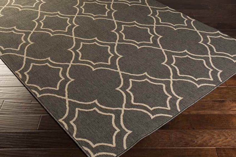 Liam Cottage Black Area Rug