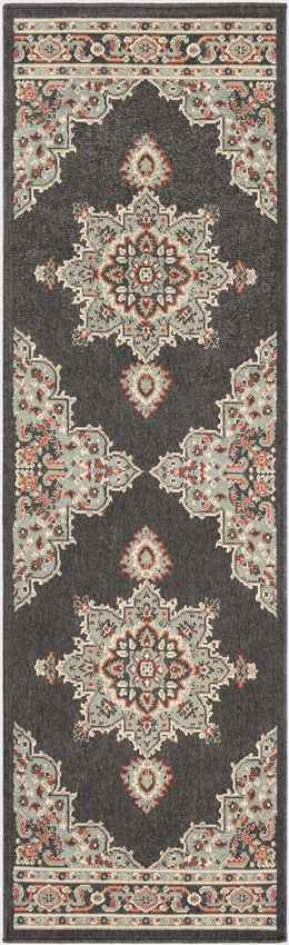 Lyla Traditional Black Area Rug