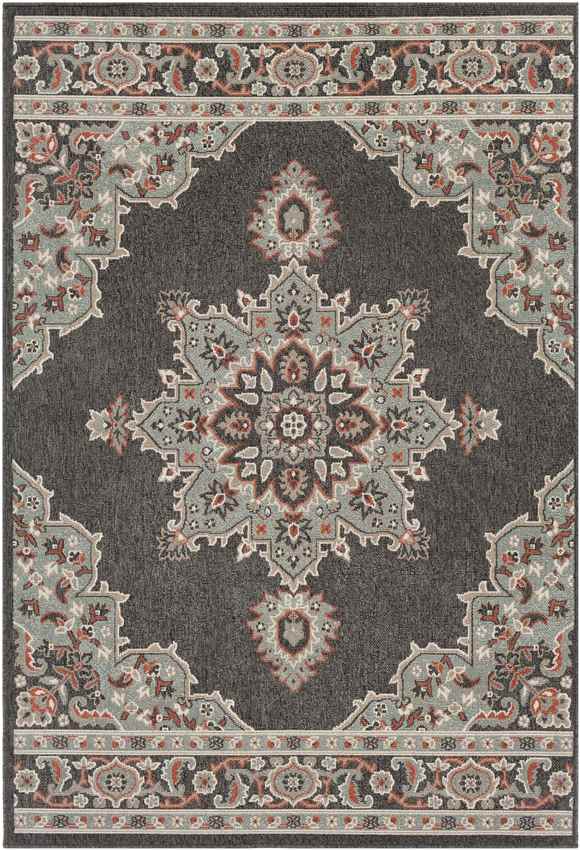 Lyla Traditional Black Area Rug