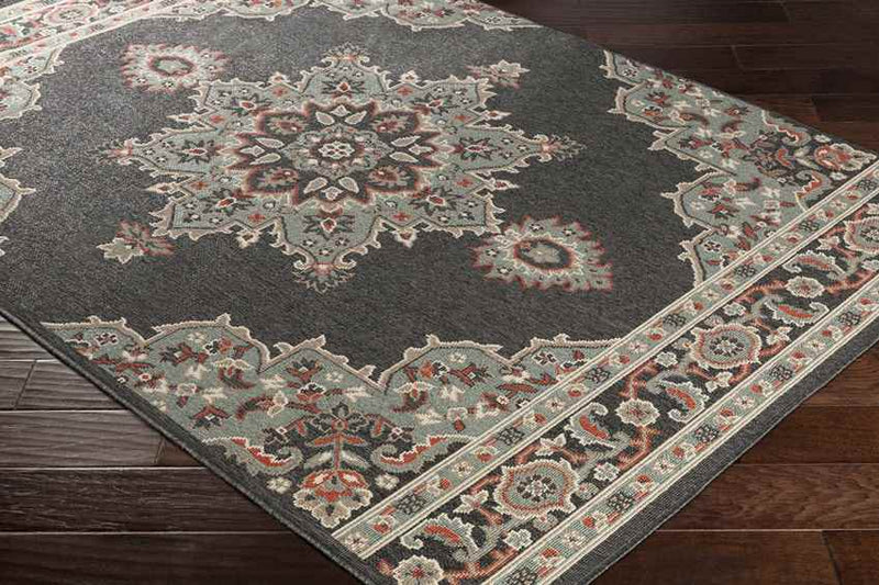 Lyla Traditional Black Area Rug