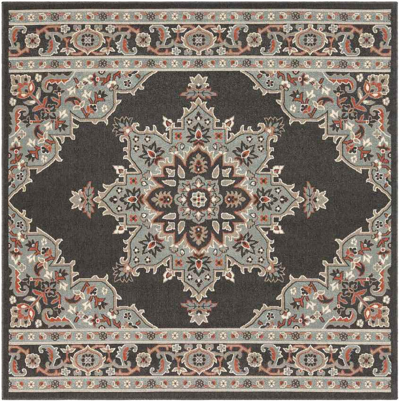 Lyla Traditional Black Area Rug