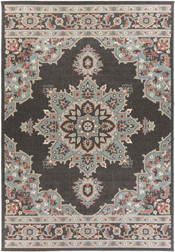 Lyla Traditional Black Area Rug