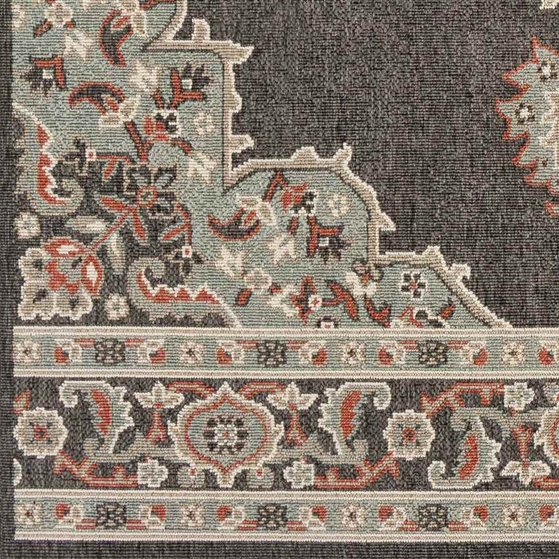 Lyla Traditional Black Area Rug