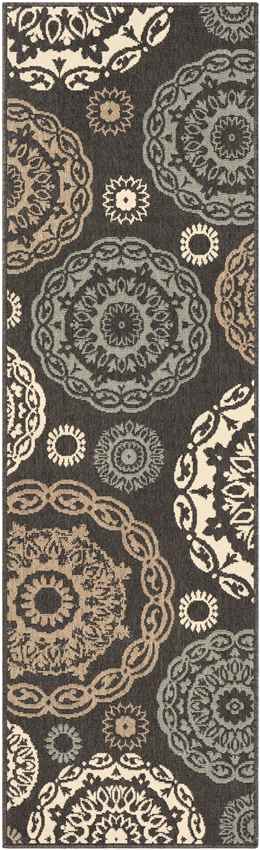 Ethan Cottage Black Area Rug