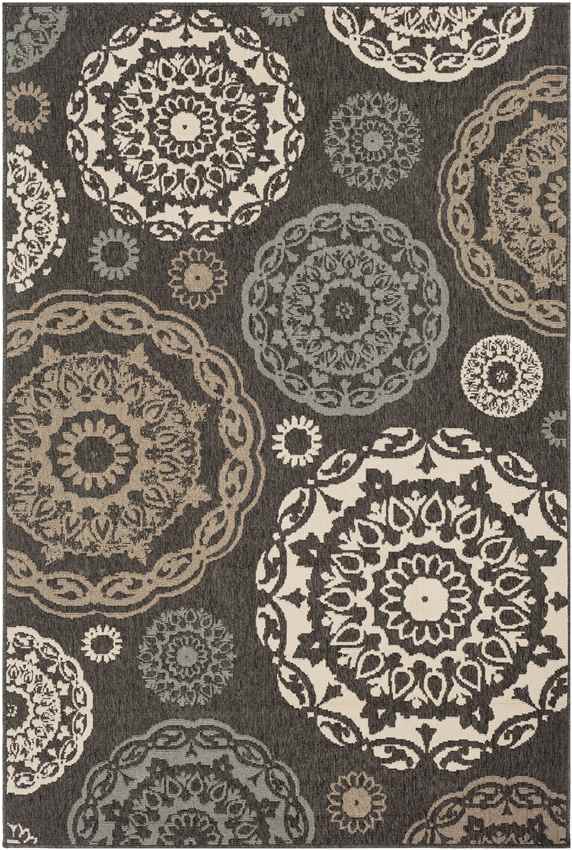 Ethan Cottage Black Area Rug