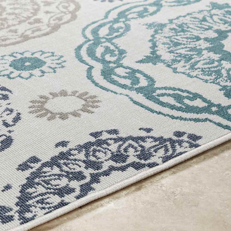 Ethan Cottage Teal Area Rug